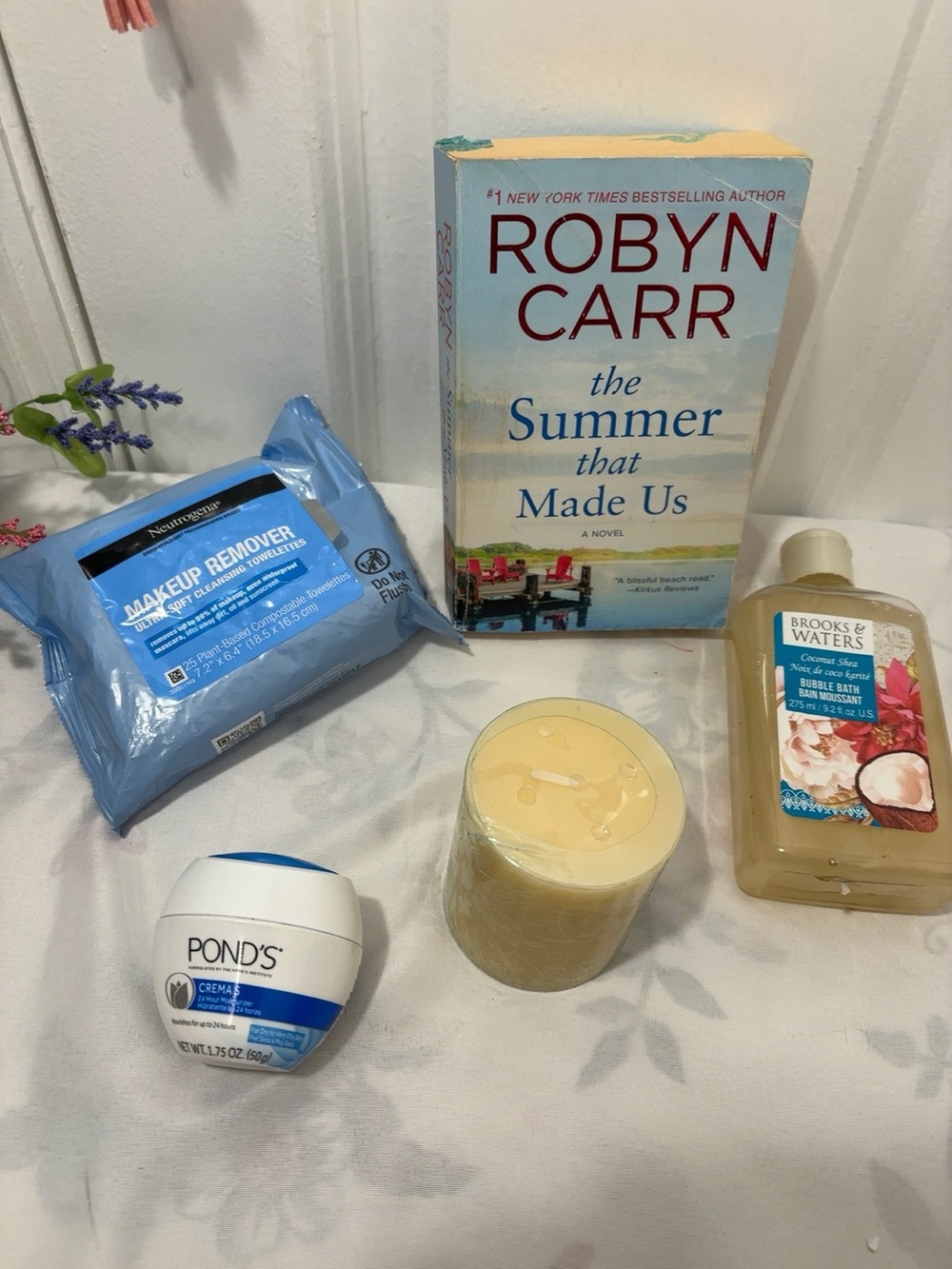 Adult Self-Care & Relaxation Gift Basket with Book, Bath & Beauty - Picture 2 of 5